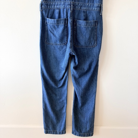 Everlane Supersoft Jean Coverall Organic Cotton Blue Womens Size 4 - Picture 10 of 15